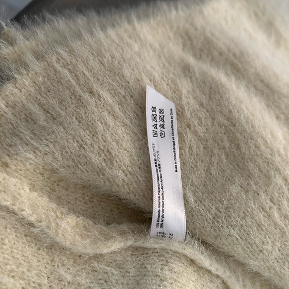 Sleeping on Snow Anthropology cardigan open front Kimono cozy soft Ivory W OS - Picture 9 of 9